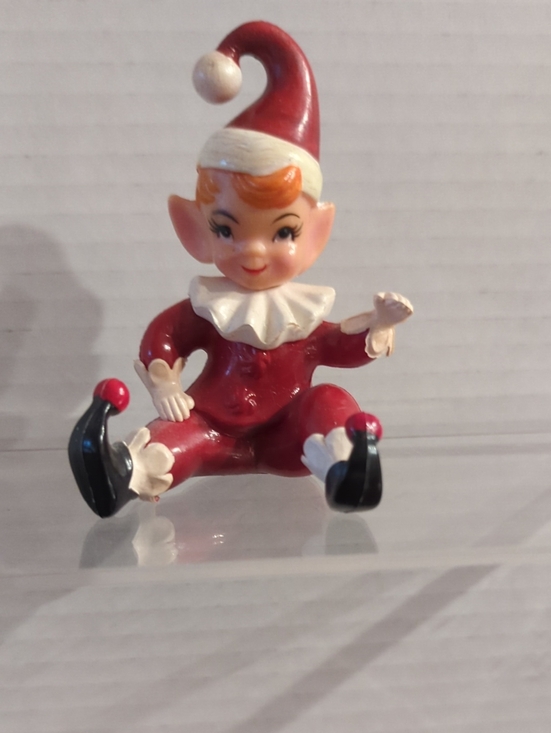 Vintage Christmas Other - Vintage Mid Century Christmas Pixie Elf Figurine Whimsical